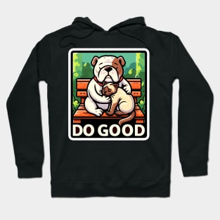 Do Good Bulldog Siamese Cat Hoodie